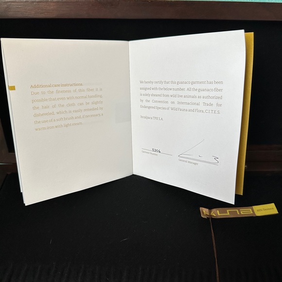 KUNA 100% guanaco scarf  SKU D600081P0000 - Picture 7 of 8